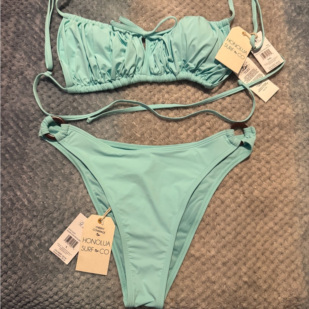 Women's Aqua Bikini Set
